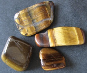 tiger eye tumbled stones