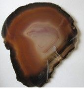 brown agate slab