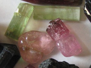 various tourmalines